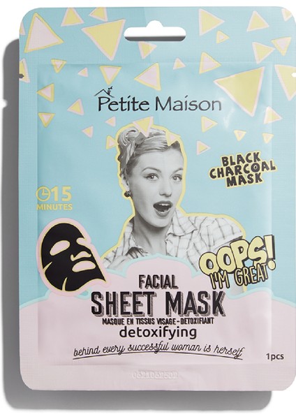 Detoks Etkili Kağıt Maske 25 ml