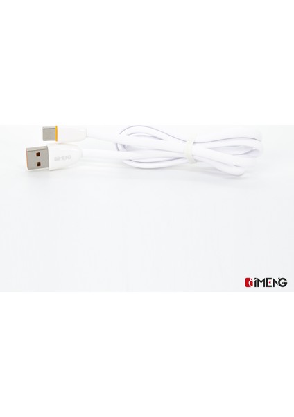 Imeng 3.1A Usba To Type-C Data ve Hızlı Şarj Kablosu ML109 Beyaz