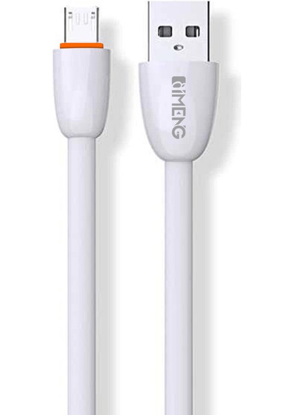 Imeng 3.1A Usba To Micro Data ve Hızlı Şarj Kablosu ML109 Beyaz