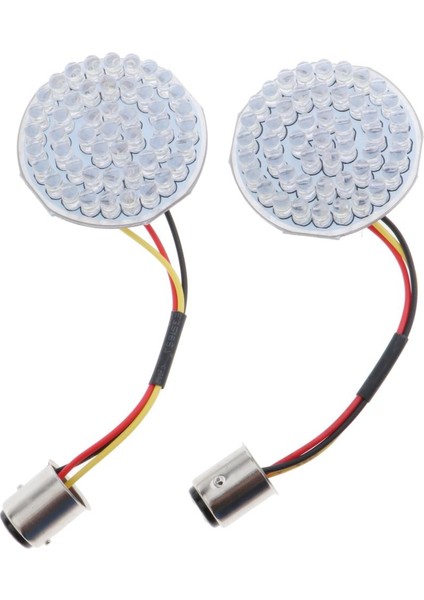 2pcs 2 '' Sarı Beyaz Motosiklet LED Turn Sinyal Işık Paneli Değiştirme(Yurt Dışından)
