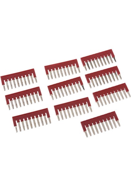 12 Awg 10 Kutuplu Ray Terminali Blo Dk2.5n Için Pa Için Pa-Fit Jumper, 10