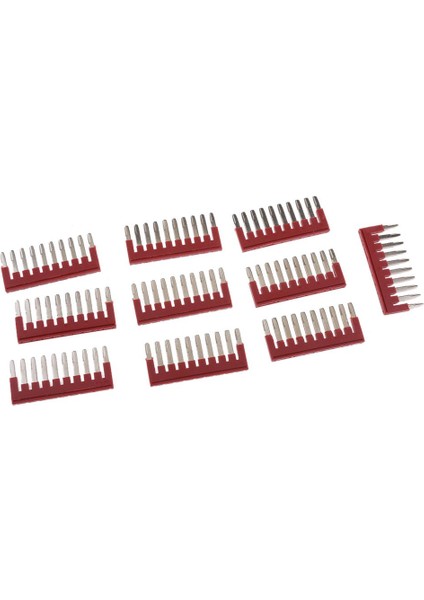 12 Awg 10 Kutuplu Ray Terminali Blo Dk2.5n Için Pa Için Pa-Fit Jumper, 10 fırsatları