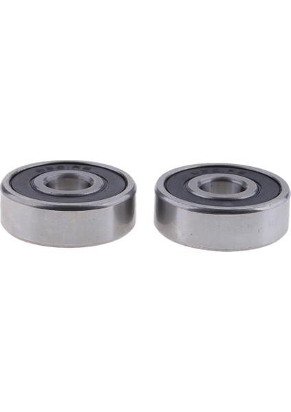 2pcs 37MM Ön Arka Tekerlek Yatağı Ön 12MM - Gümüş(Yurt Dışından)