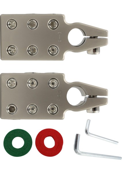 Araba 6 Yolu Pil Terminal Kelepçesi 1/0 Awg Göstergesi Yıkayıcı Koruyucu Elyaf(Yurt Dışından) fırsatları