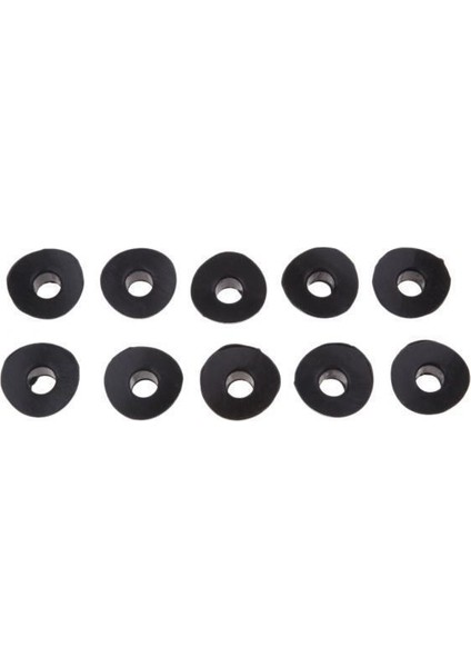 3X10PCS Hava Vanası Kök Çamur Koruma Silikon Kauçuk Kapağı Evrensel Siyah 3 Pc