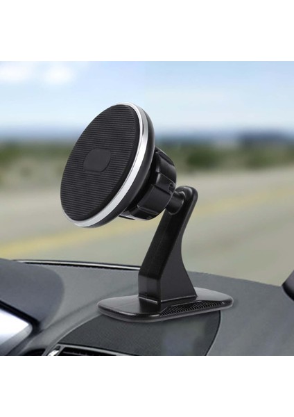 Araba Telefon Mount Manyetik 360 Döndür El Handfree Arama Emme Kupası Ön Cam Kısa Tür