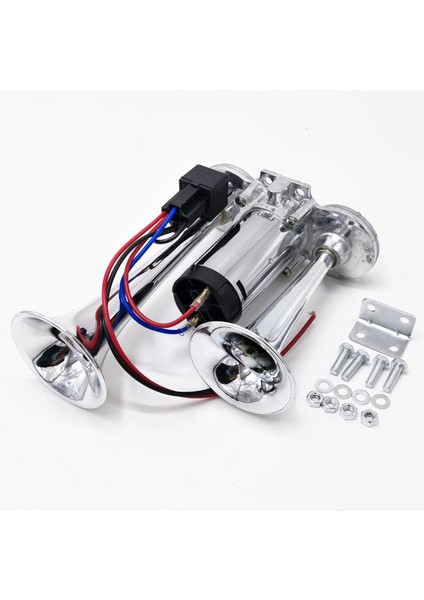 Motosiklet Kamyonu Için Boynuz Çift Trompet 130DB Çift Dc 12V(Yurt Dışından)