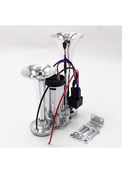 Motosiklet Kamyonu Için Boynuz Çift Trompet 130DB Çift Dc 12V(Yurt Dışından)