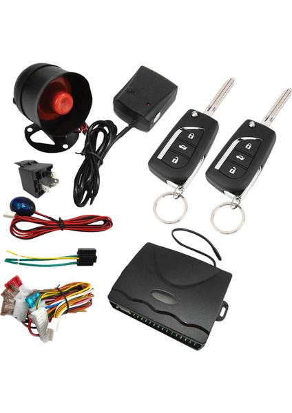 Şok Sensörü ile Evrensel Anahtarsız Giriş Sistemi Araba Alarm Güvenlik Sistemi(Yurt Dışından)