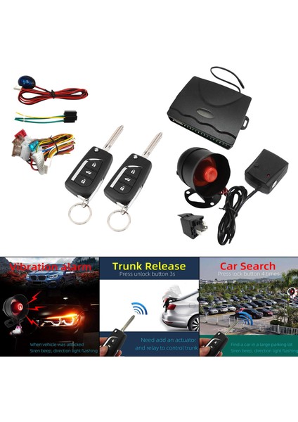 Şok Sensörü ile Evrensel Anahtarsız Giriş Sistemi Araba Alarm Güvenlik Sistemi(Yurt Dışından) modelleri