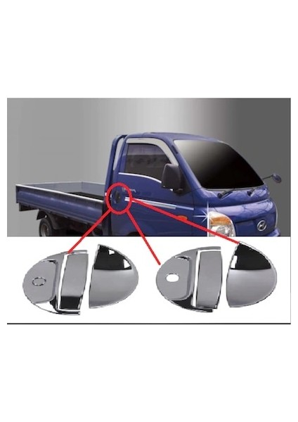 Hyundai H100 Kapı Kolu Set