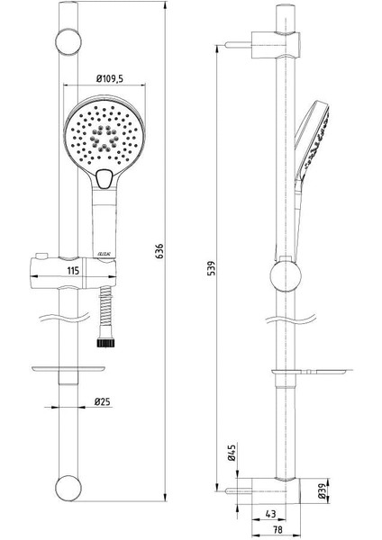 Eca Purıty Hareketli Banyo Üst Takım 102146061