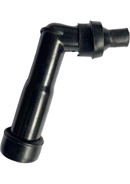 Buji Tapa Direnç Kapağı Yüksek Gerilim Siyah 10-12MM Marş Fişi Için Uygun