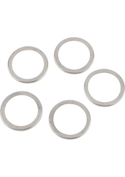 2X10PCS Metal Yağ Drenaj Tapası Gümüş Için Contalar Contalar 2 Pcs