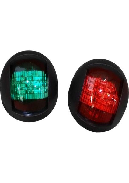 2x LED Yat Deniz Navigasyon Lambası Su Geçirmez Siginal Işığı Dayanıklı