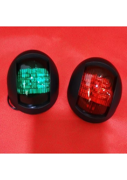 2x LED Yat Deniz Navigasyon Lambası Su Geçirmez Siginal Işığı Dayanıklı
