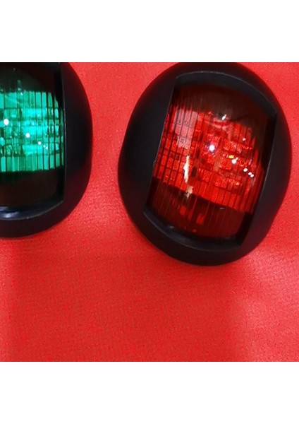 2x LED Yat Deniz Navigasyon Lambası Su Geçirmez Siginal Işığı Dayanıklı