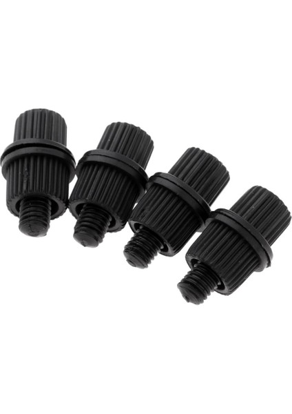 4pcs Motosiklet Plakası Taşıma Vidaları Cıvatalar - Siyah