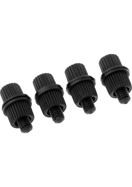 4pcs Motosiklet Plakası Taşıma Vidaları Cıvatalar - Siyah
