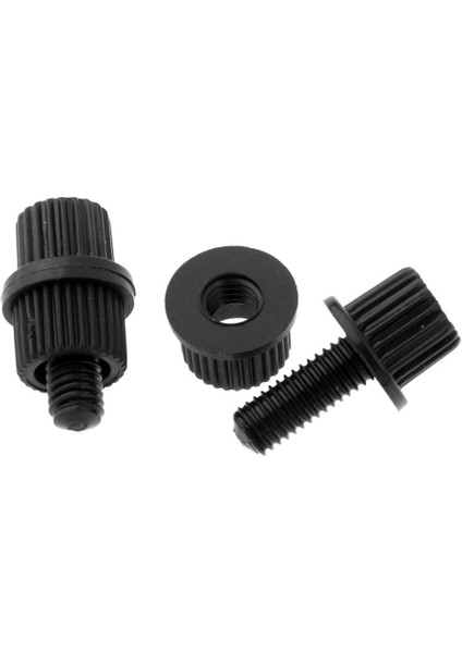4pcs Motosiklet Plakası Taşıma Vidaları Cıvatalar - Siyah