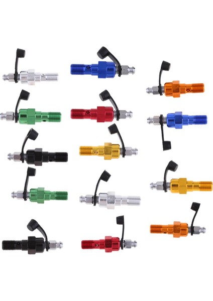 4xuniversal M10 Tek Banjo Cıvata Iplik Bleeden Meme Izgayıcıları 1.0mm Mavi 4 Pcs fırsatları