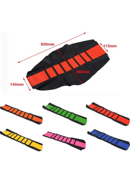 3xuniversal Tutucu Yumuşak Motosiklet Kir Bisiklet Pembesi Için Slip Anti-Slip Koltuk Kapağı 3 Pcs fiyatları