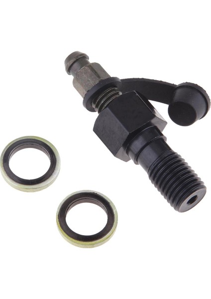 4xmotorcycle Fren Kaliperi Banjo Cıvatası ve Kanama Meme Ucuna/vida M10 x 1.25MM Siyah 4 Adet fırsatları