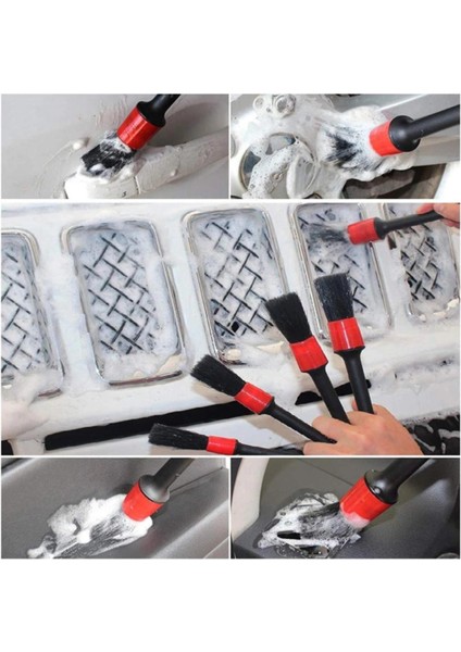 26 Adet Otomatik Detaylandırma Fırçaları Kiti Için Lastik Jant Için Uygun indirimleri