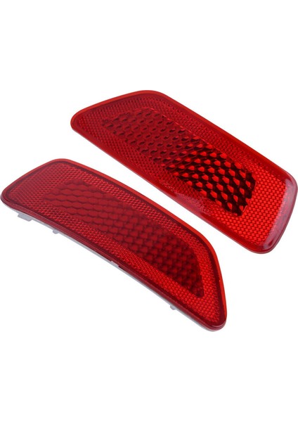 2pcs Araba Arka Tampon Reflektörü Jeep Pusula Yolculuğu Için Kırmızı Kırmızı