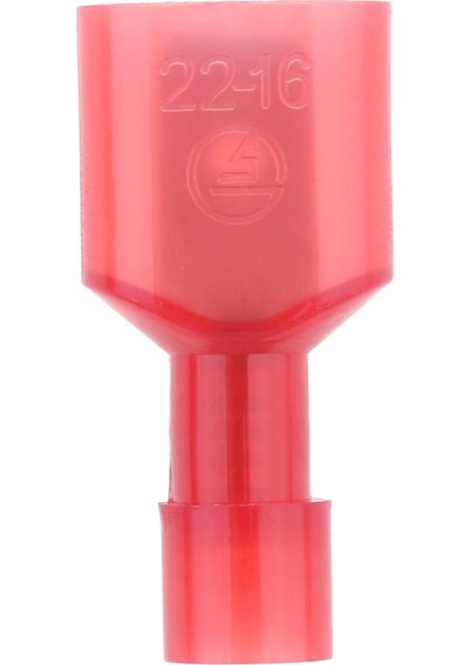 100X Tamamen Yalıtılmış Naylon Kadın Kürek Kıvrım Konnektörü Terminalleri 22-16 indirimleri