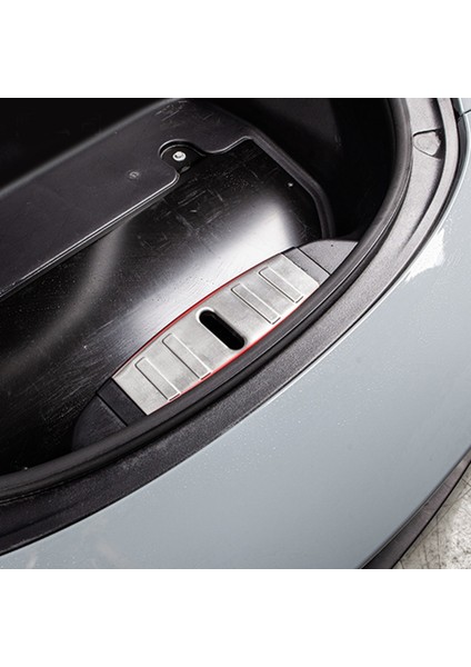 Paslanmaz Çelik Ön Gövde Kapak Paneli Trim Tesla Model 3 Gümüş Için modelleri