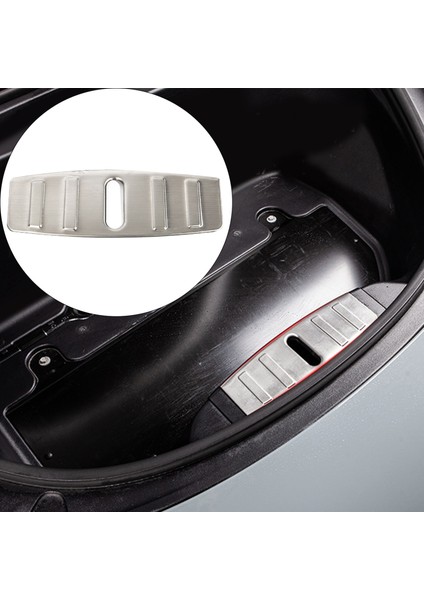 Paslanmaz Çelik Ön Gövde Kapak Paneli Trim Tesla Model 3 Gümüş Için fırsatları