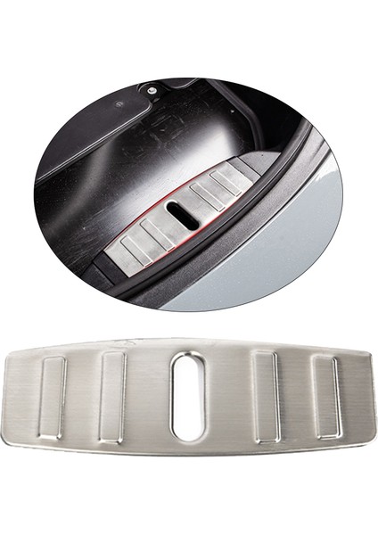 Paslanmaz Çelik Ön Gövde Kapak Paneli Trim Tesla Model 3 Gümüş Için indirimleri