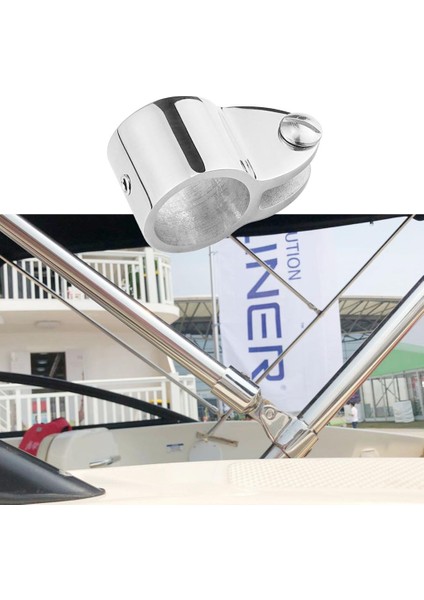 Tekne Deniz Bimini Üst Paslanmaz Çelik 1 Inç 25MM Çene Slayt Bağlantı