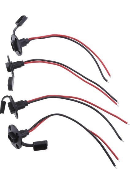 4pcs Su Geçirmez Sae Adaptör Konnektörü 16AWG Deniz Motosiklet Rv Için(Yurt Dışından) fiyatları