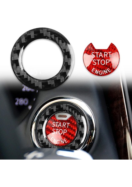 Motor Başlat Durdurma Anahtarı Düğmesi Kapak Halkası Trim Uç 50 Q60 Için