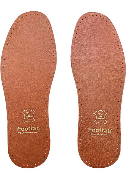 Exclusive Hakiki Deri Ayakkabı Tabanlığı, Parfümlü, Koku Önleyici Ter Emici, Leather Insole, Kahve