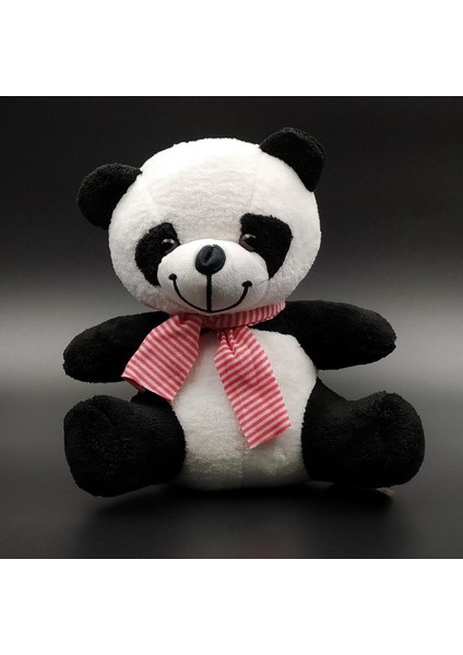 Tatlı Peluş Panda & Işıklı Mini Panda Kar Küresi Hediye Seti