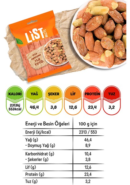 Tuzlu Yer Fıstığı 10 x 75 gr