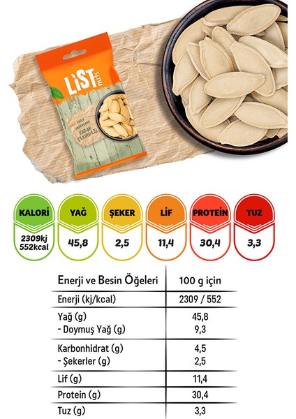 Kavrulmuş Kabak Çekirdeği 10 x 40 gr