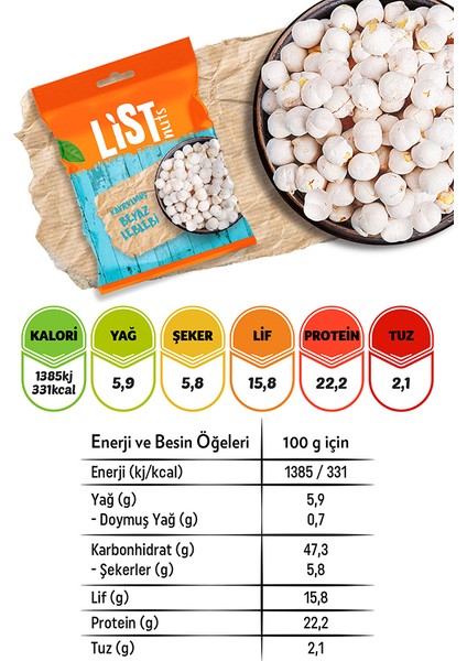 Beyaz Leblebi 6 x 90 gr