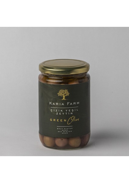 Yeşil Zeytin 600 gr