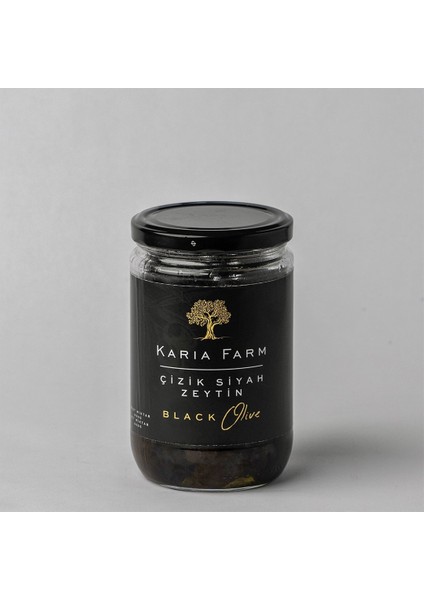 Karia Farm Zeytinyağlı Siyah Zeytin 400 gr