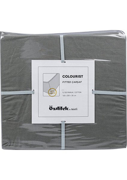 Colourist Tek Kişilik Lastikli Fitted Çarşaf 100X200+30