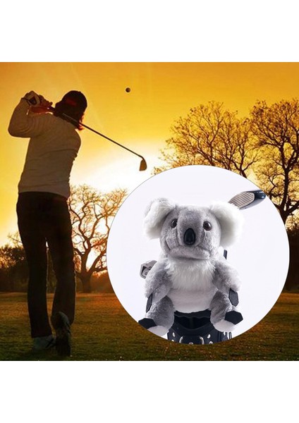 Koala Golf Başkotu Karasal Anti Koruma Koruma Sürücüsü Ahşap Kafa Kapakları (Yurt Dışından) indirimleri