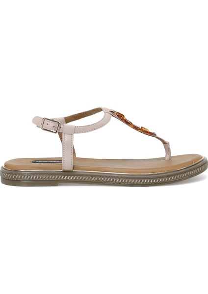 Bombu 2fx Krem Kadın Düz Sandalet fiyatları