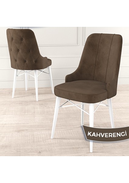Concept Iza Serisi 80 x 132 cm Açılabilir Mdf Masa Beyaz Mutfak Masa Takımı 4 Sandalye fırsatları