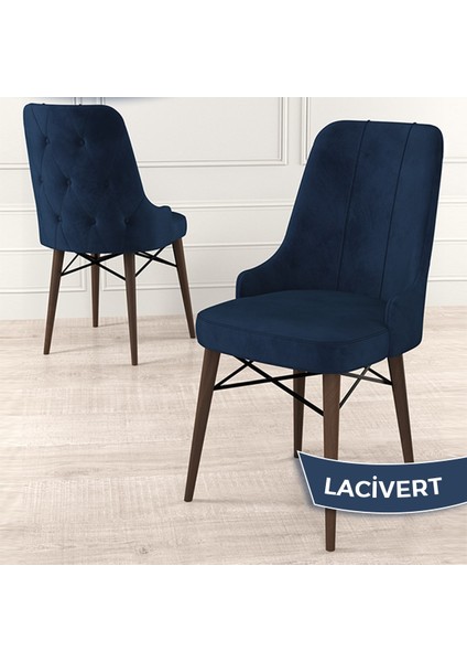Concept Iza Serisi 80 x 132 cm Açılabilir Mdf Masa Barok Ahşap Desen Mutfak Masa Takımı 4 Sandalye