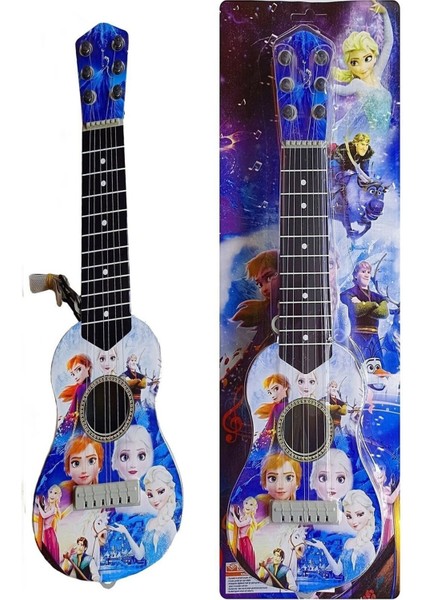 Oyuncak 6 Telli Kartela Frozen Gitar