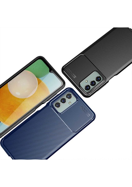 Samsung Galaxy M13 Kılıf Karbon Dokulu Silikon fırsatları